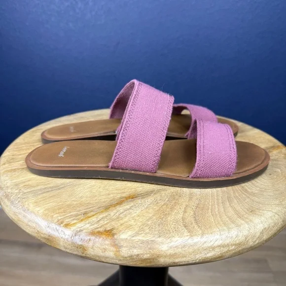 Sanuk Yoga Gora Gora Slip-On Sandals, Pink, Size 7 - Picture 7 of 7